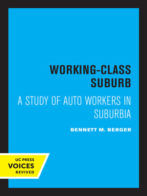cover image of Working-Class Suburb